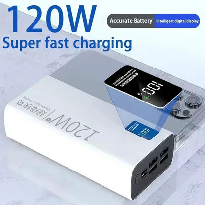 cargador portatil 200000mAh 120W Super carga rapida